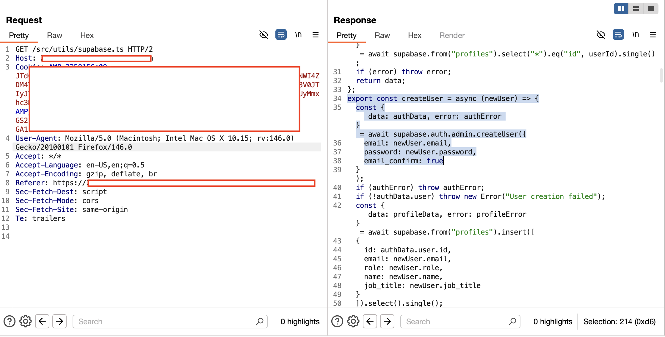 CreateUser Code