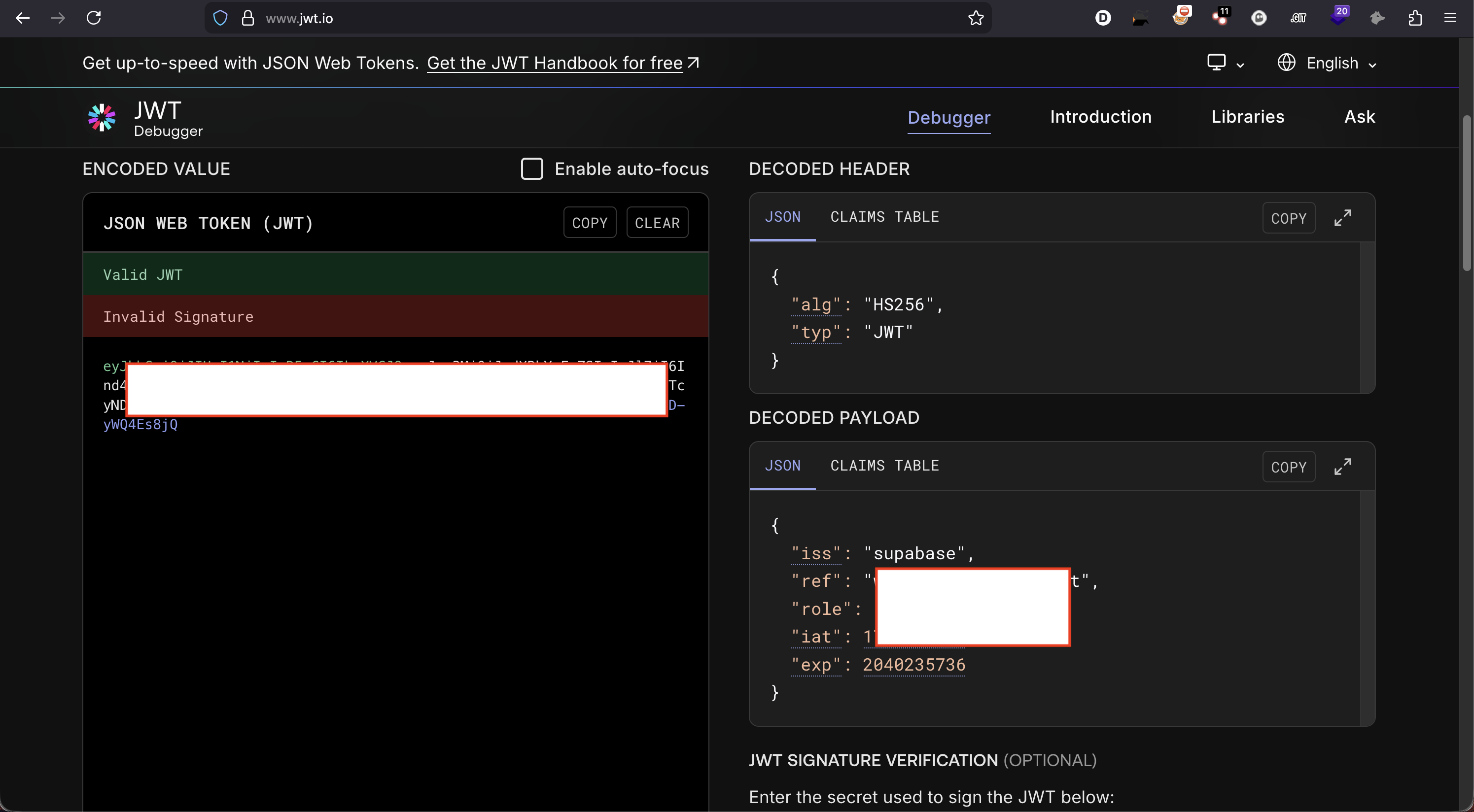 JWT Validation